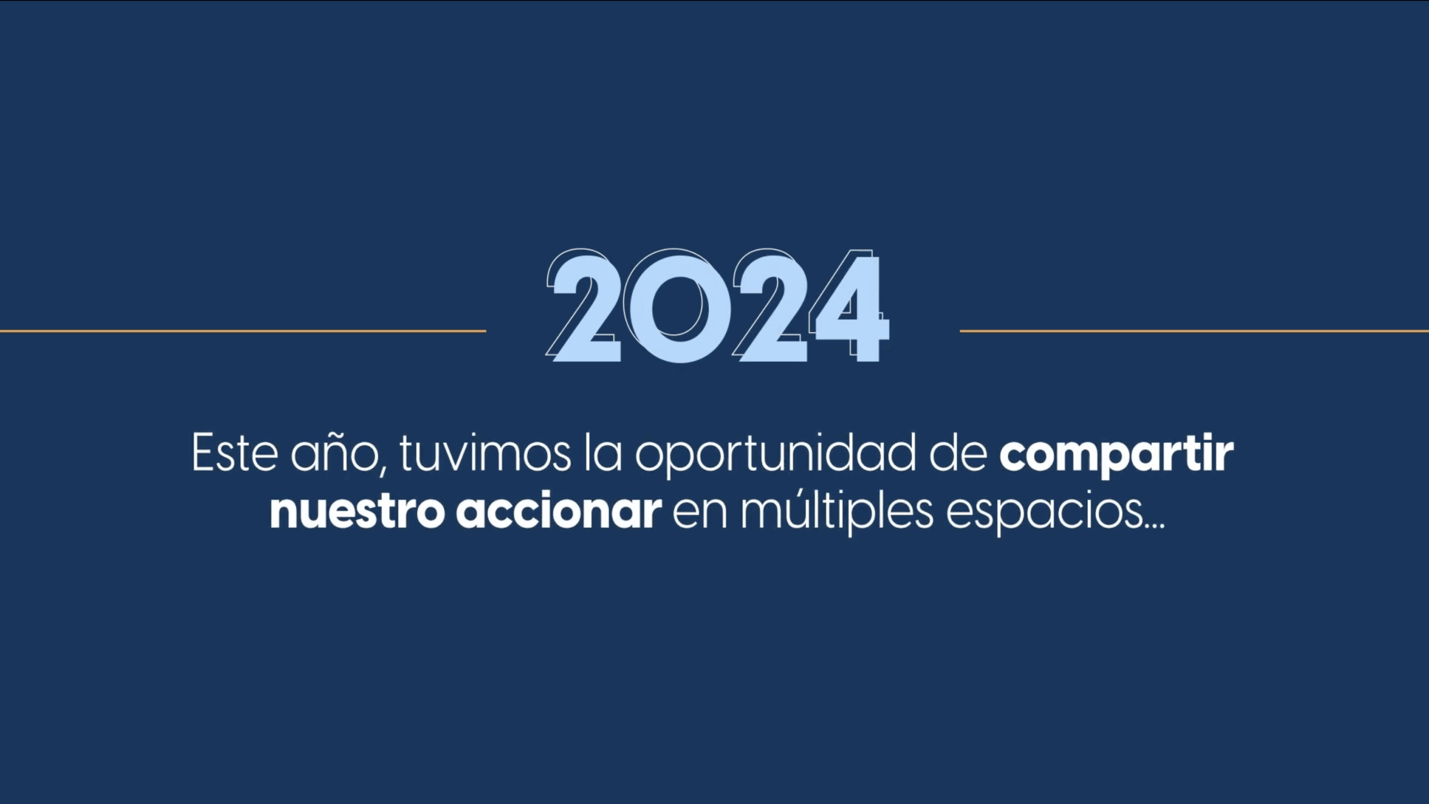 Un resumen de las oportunidades donde pudimos compartir nuestro accionar durante 2024